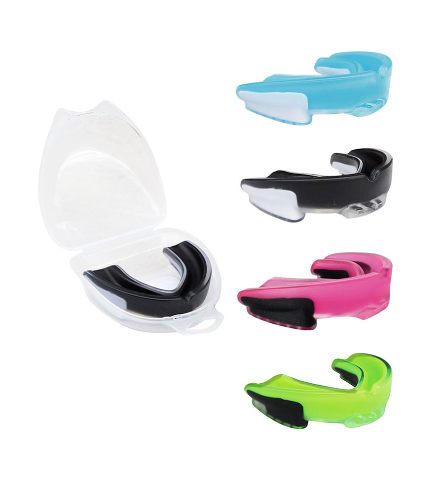 Protector bucal termoformable con salida de aire