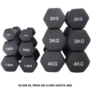 Mancuerna Hexagonal Neopreno